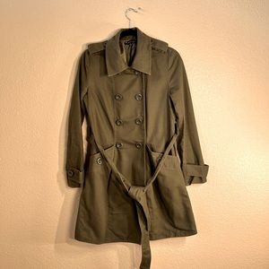 Olive green trench coat from Twentyone size:S